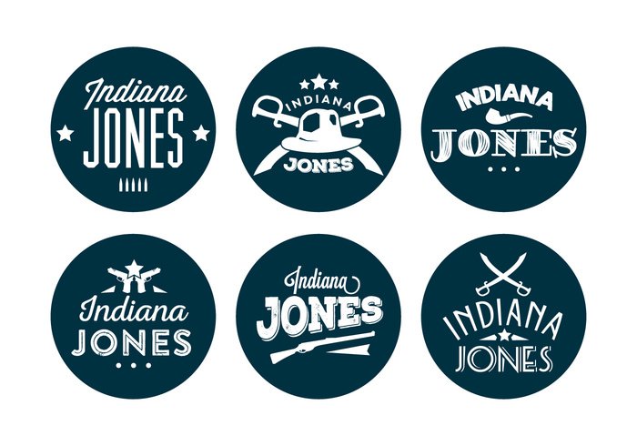 700x490 Typographic Indiana Jones Vector Backround Free Vectors Ui