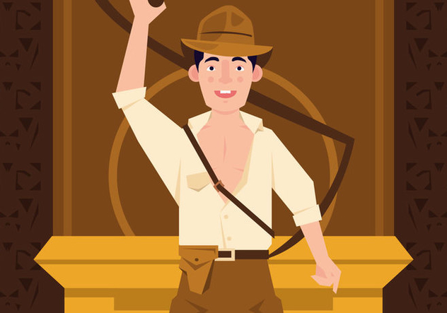 632x443 Vector Indiana Jones Action Free Vector Download Cannypic