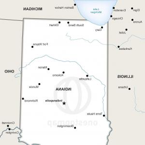 300x300 Fort Wayne Indiana City Map Grey Silhouette Vector Savoyuptown