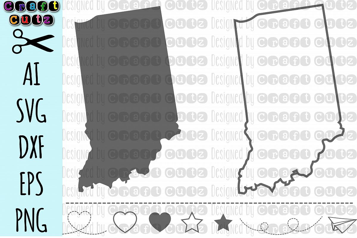 1200x800 Indiana State Files, Indiana Vector, United States