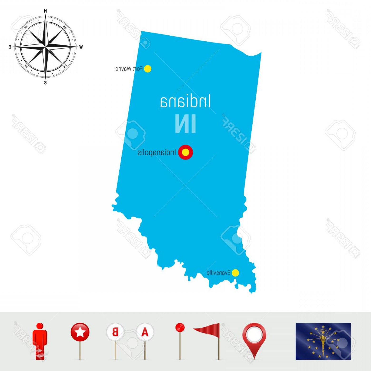 1560x1560 Indiana State Vector Savoyuptown