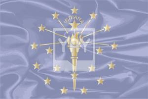 Indiana State Silk Flag Vector 300x200 Indiana State Silk Flag Vector
