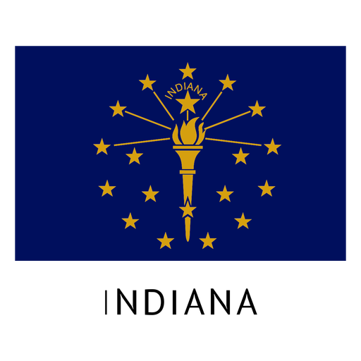 Indiana State Flag 512x512 Indiana State Flag