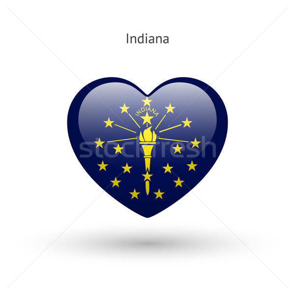 Love Indiana State Symbol Heart Flag Icon Vector Illustration 600x600 Love Indiana State Symbol Heart Flag Icon Vector Illustration