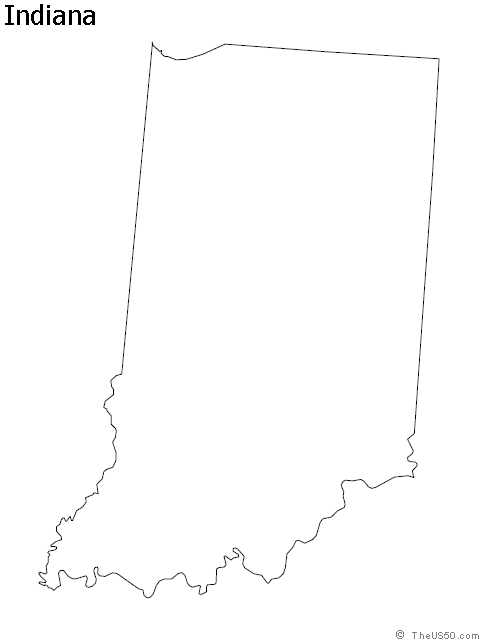 480x640 Indiana Outline Clipart