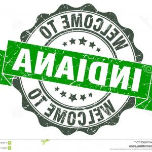 300x300 Map Indiana State Vector Mosaic Made Wallkeeper