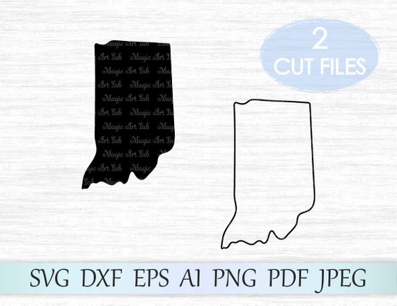 570x440 Indiana State Indiana Silhouette, Indiana Vector, Indiana