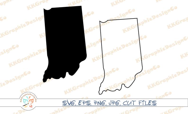 794x481 Indiana Indiana Home Indiana Vector Indiana Etsy
