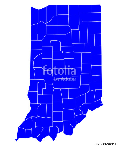 400x500 Karte Von Indiana Stock Image And Royalty Free Vector