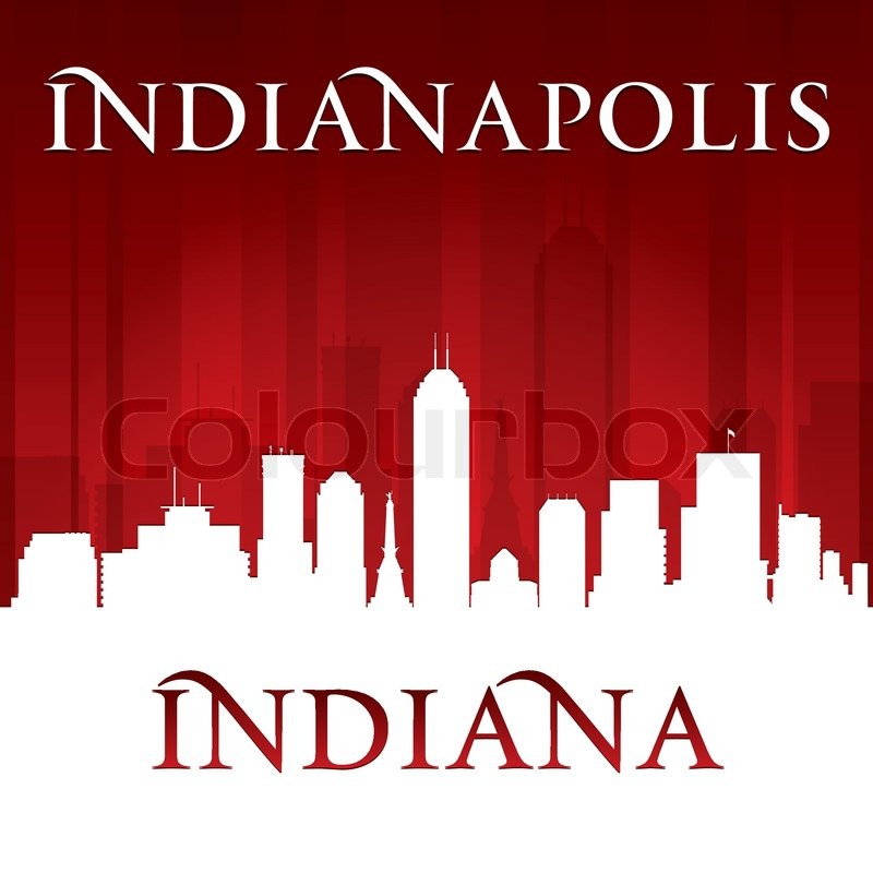 Indianapolis Indiana City Skyline Stock Vector Colourbox 800x800 Indianapolis Indiana City Skyline Stock Vector Colourbox