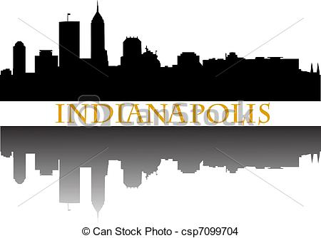 Indianapolis Skyline Illustration 450x334 Indianapolis Skyline Illustration