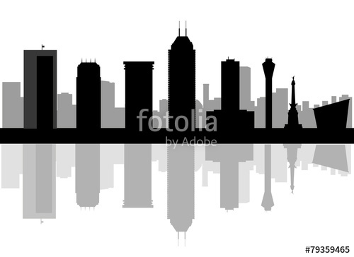 Indianapolis Usa City Skyline Silhouette Vector Illustration 500x364 Indianapolis Usa City Skyline Silhouette Vector Illustration