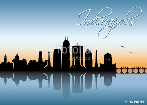 Indianapolis Skyline Stock Image And Royalty Free Vector 500x357 Indianapolis Skyline Stock Image And Royalty Free Vector