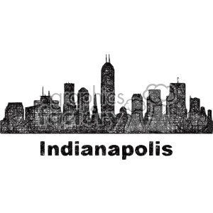 Black And White City Skyline Vector Clipart Usa Indianapolis 300x300 Black And White City Skyline Vector Clipart Usa Indianapolis