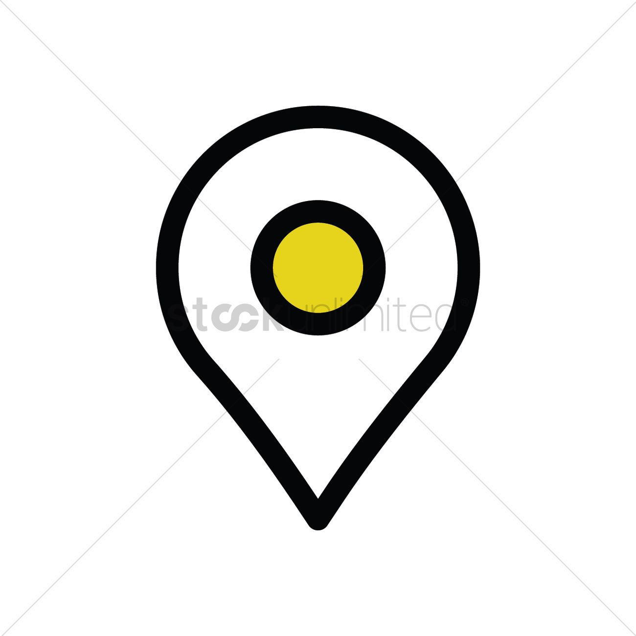 Location Indicator Vector Image 1300x1300 Location Indicator Vector Image