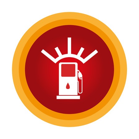 Colorful Circular Frame With Fuel Indicator Vector Illustration 450x450 Colorful Circular Frame With Fuel Indicator Vector Illustration