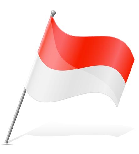 Flag Of Indonesia Vector Illustration 443x490 Flag Of Indonesia Vector Illustration