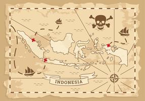 286x200 Indonesia Map Free Vector Art