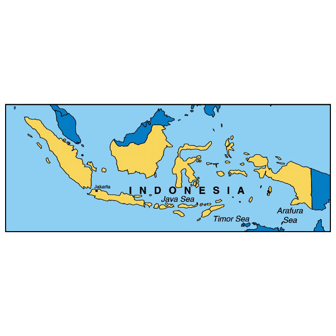 660x660 Vector Map Of Indonesia