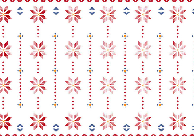 632x443 Pattern Of Indonesian Songket Illustration Free Vector Download