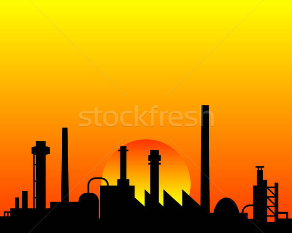 600x480 Industrial Background Vector Illustration Robert Biedermann