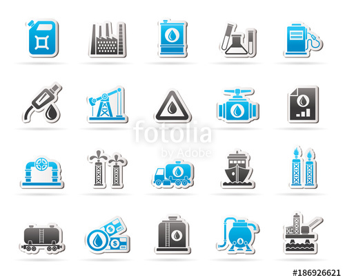 500x405 Oil And Petrol Industry Icons