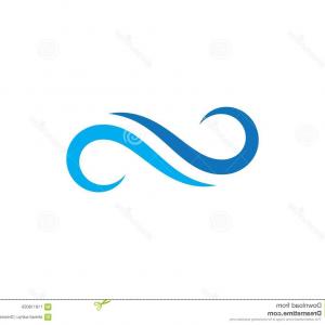 300x300 Infinity Water Wave Symbol Icon Logo Template Vector Infinity