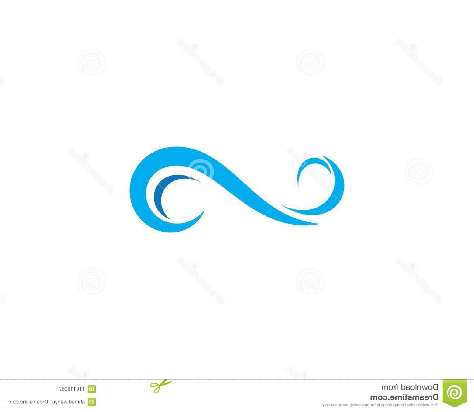 1560x1356 Stock Illustration Infinity Water Wave Symbol Icon Logo Infinity