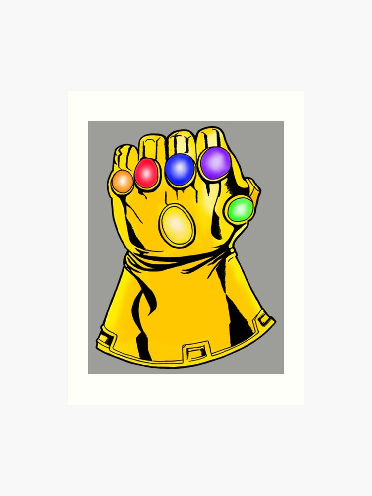 750x1000 Infinity Gauntlet Art Print