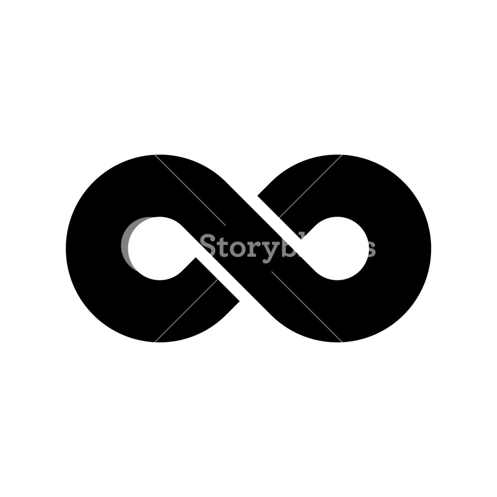 Black Infinity Symbol Icon Concept Of Infinite, Limitless 1000x1000 Black Infinity Symbol Icon Concept Of Infinite, Limitless