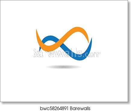 Infinity Logo Template Vector Icon, Art Print Barewalls Posters 435x370 Infinity Logo Template Vector Icon, Art Print Barewalls Posters