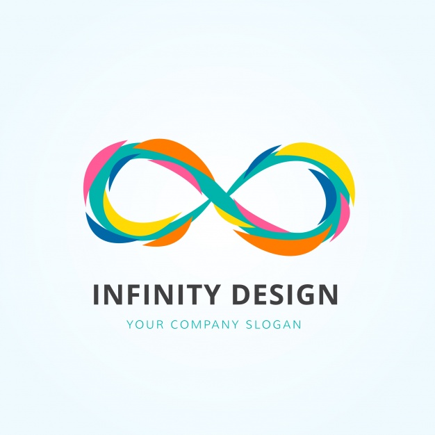 626x626 Multicolor Infinity Logo Design Vector Free Download