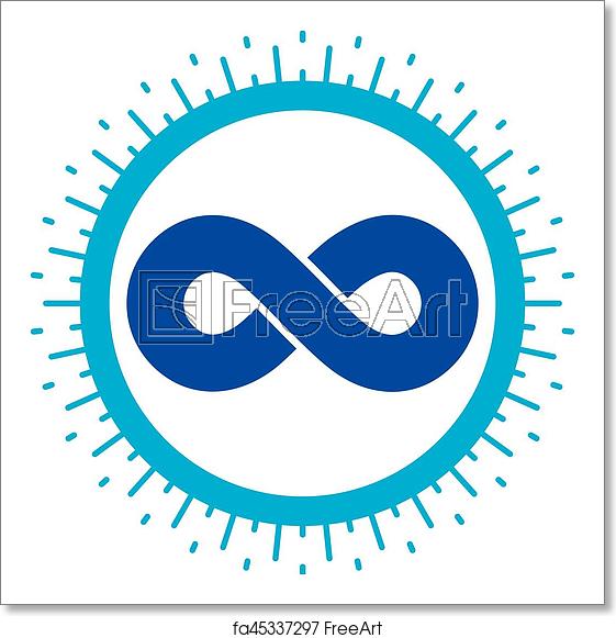 561x581 Free Art Print Of Infinity Loop Vector Symbol, Conceptual Logo