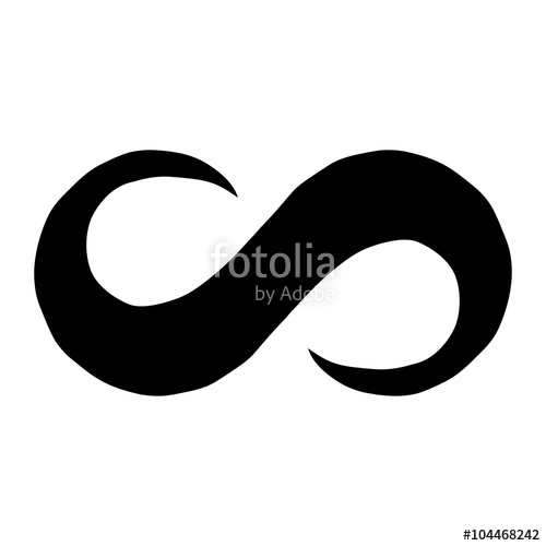 500x500 Infinity Loop Symbol Vector Icon Stock Image And Royalty Free