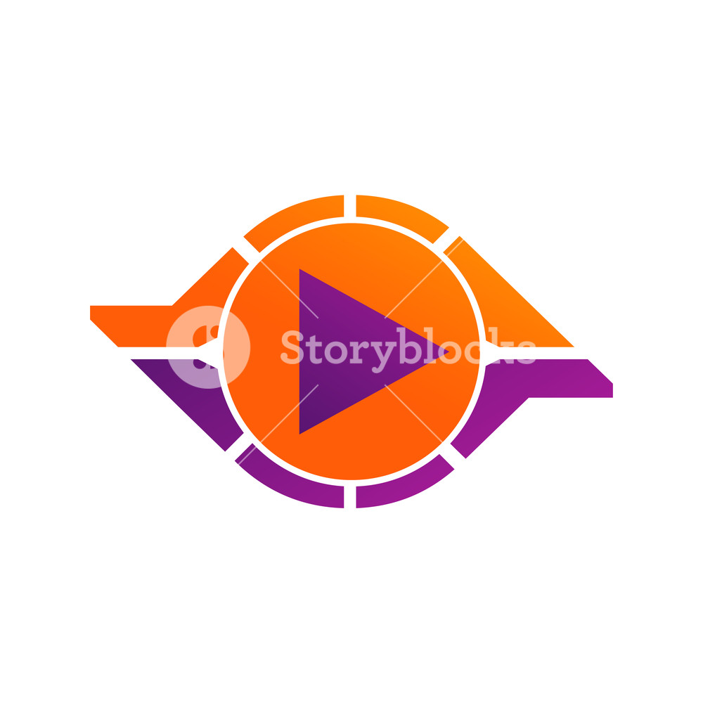 1000x1000 Circle Abstract Infinity Loop Vector Logo Design Template Play