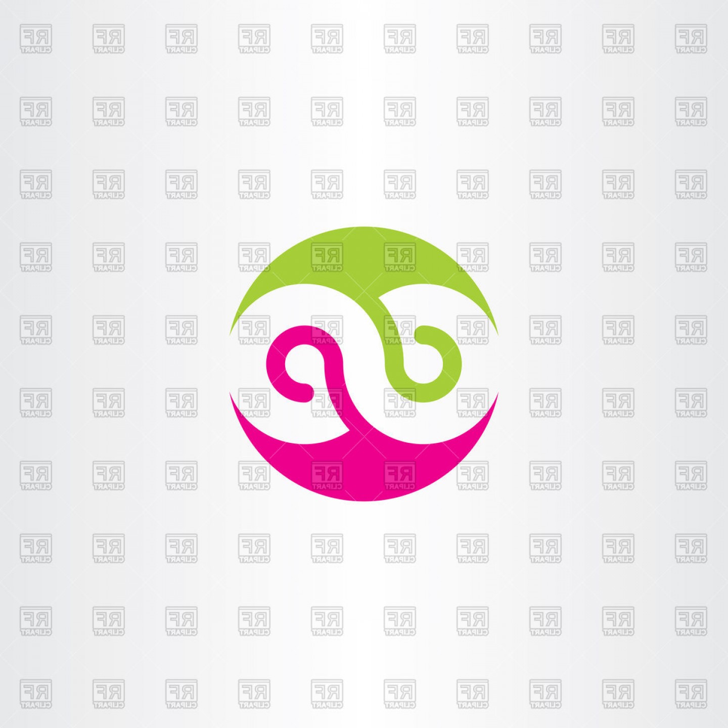 1440x1440 Green And Magenta Infinity Symbol Vector Clipart Hoodamathrun