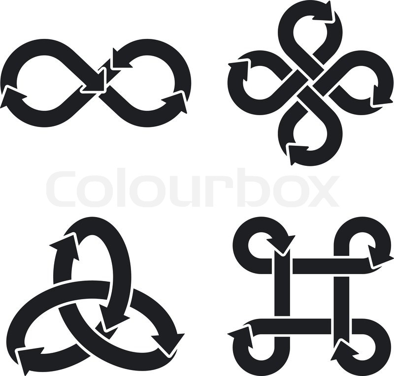 800x764 Infinity Icon Vector