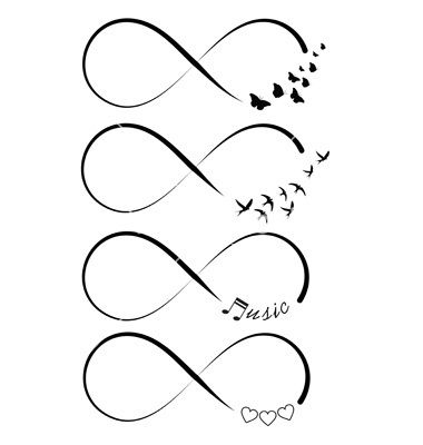 380x400 Infinity Symbols Vector