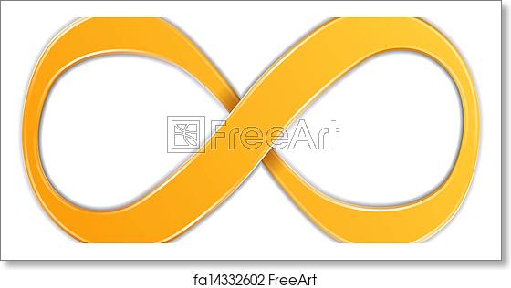 560x316 Free Art Print Of Infinity Symbol Orange Infinity Symbol, Vector