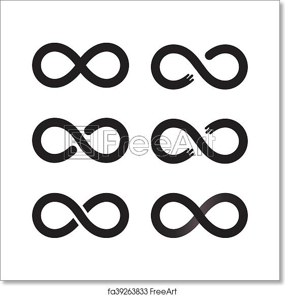 561x581 Free Art Print Of Infinity Symbol Icon Set Infinity Symbol Icon