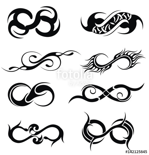 480x500 Infinity Symbol Icons Vector Illustration Stock Image And Royalty