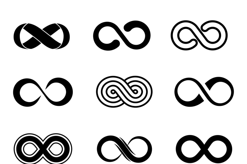 Infinity Symbol Vector Set 800x533 Infinity Symbol Vector Set