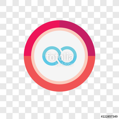 Infinity Vector Icon Isolated On Transparent Background, Infinity 500x500 Infinity Vector Icon Isolated On Transparent Background, Infinity