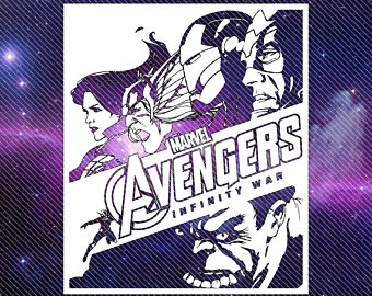 340x270 The Avengers Infinity War Comic Face Thanos Ironn Man Etsy