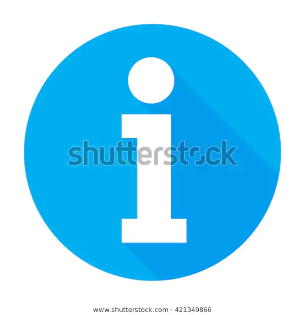 600x620 Info Icon Flat Information Button Signsymbolsticker Stock Vector
