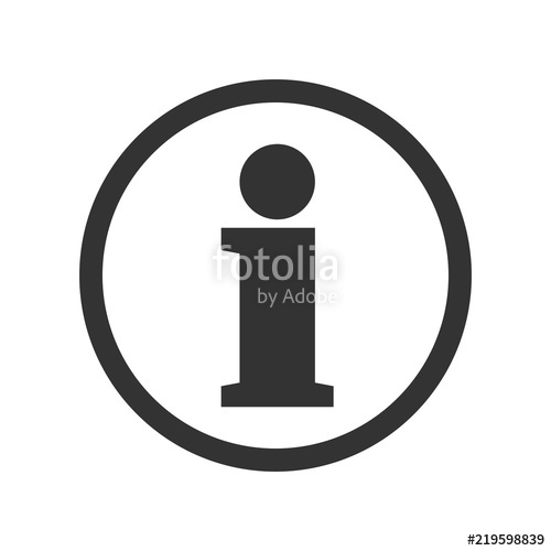 500x500 Information Icon Info Button Stock Vector Stock Image
