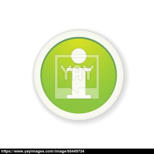 512x512 The Info Glossy Radio Button Vector