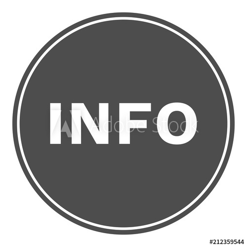 500x500 Info Button Vector Icon