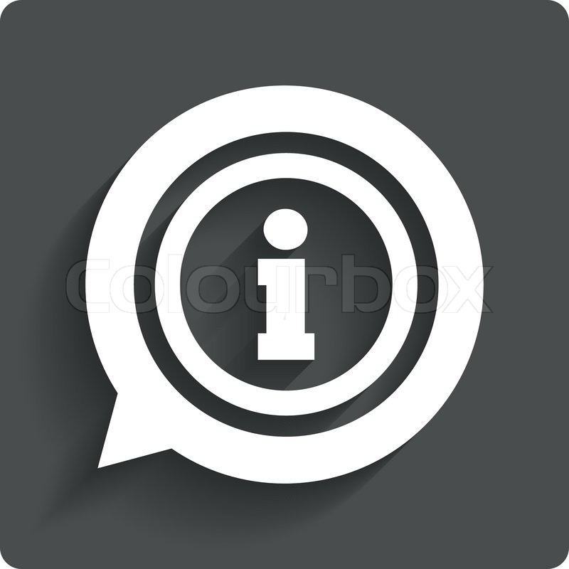 Information Sign Icon Info Speech Stock Vector Colourbox 800x800 Information Sign Icon Info Speech Stock Vector Colourbox