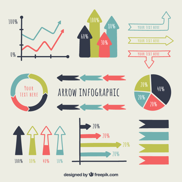 Hand Drawn Colored Infographic Arrows Vector Free Download 626x626 Hand Drawn Colored Infographic Arrows Vector Free Download